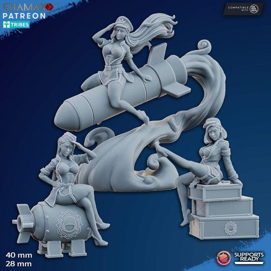 Freedom Guard Pinups by Ghamak Miniatures