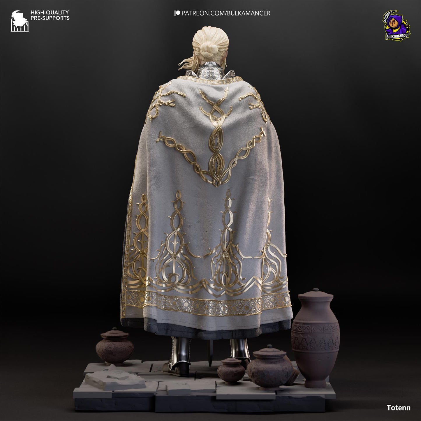 Knight of the Kind Lord Statue Model Kit by Bulkamancer Sculpts