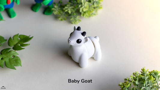 Baby Goat 3D Printed Fidget Toy by  Zou3D