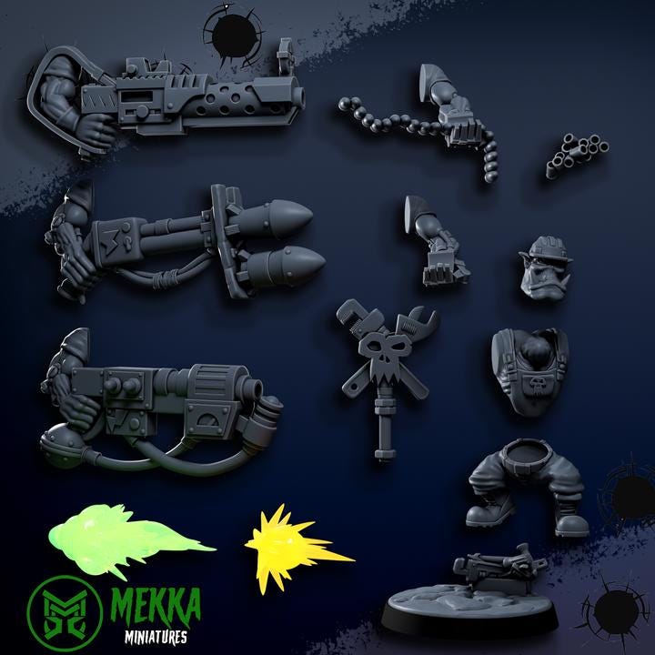 Loota Pirate Orks by Mekka Miniatures