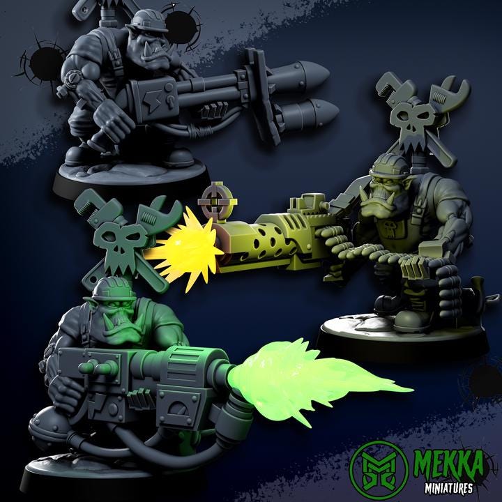 Loota Pirate Orks by Mekka Miniatures
