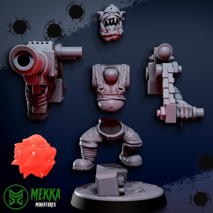 Loota Pirate Orks by Mekka Miniatures