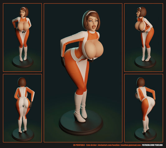 Cate Archer by Texelion Pin Up Miniatures