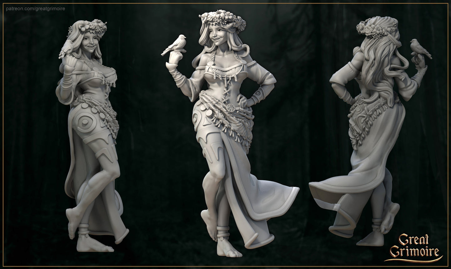 Aster the Flower Princess from "Bane of the Shrouded Woods" by Great Grimoire Miniatures