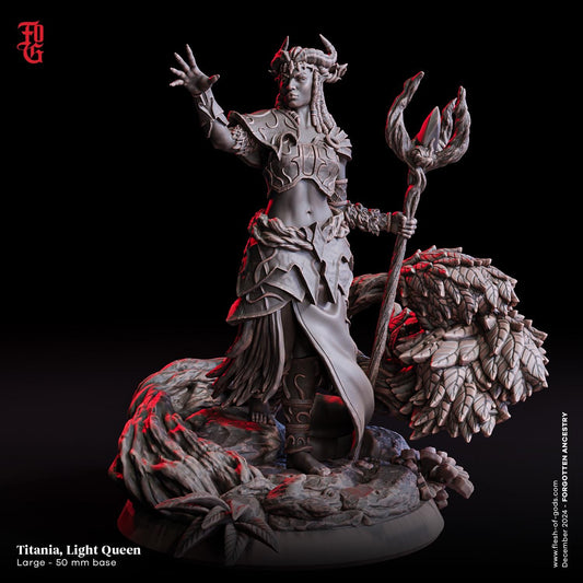 Titania, Light Queen from "Forgotten Ancestry" by Flesh of Gods Miniatures