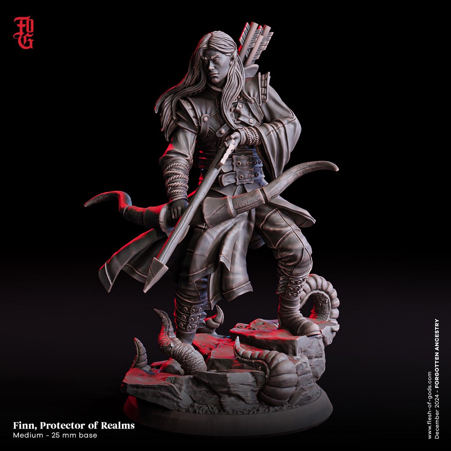 Finn, Protector of Realms from "Forgotten Ancestry" by Flesh of Gods Miniatures
