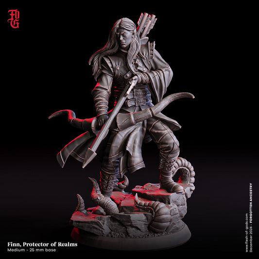 Finn, Protector of Realms from "Forgotten Ancestry" by Flesh of Gods Miniatures