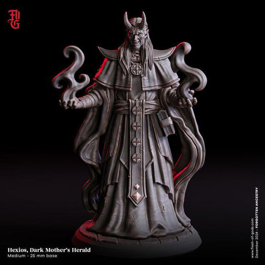 Hexios, Dark Mother's Herald from "Forgotten Ancestry" by Flesh of Gods Miniatures