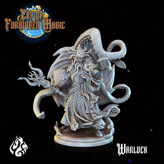 Warlock from "Era of Forbidden Magic" by Crippled God Foundry Miniatures