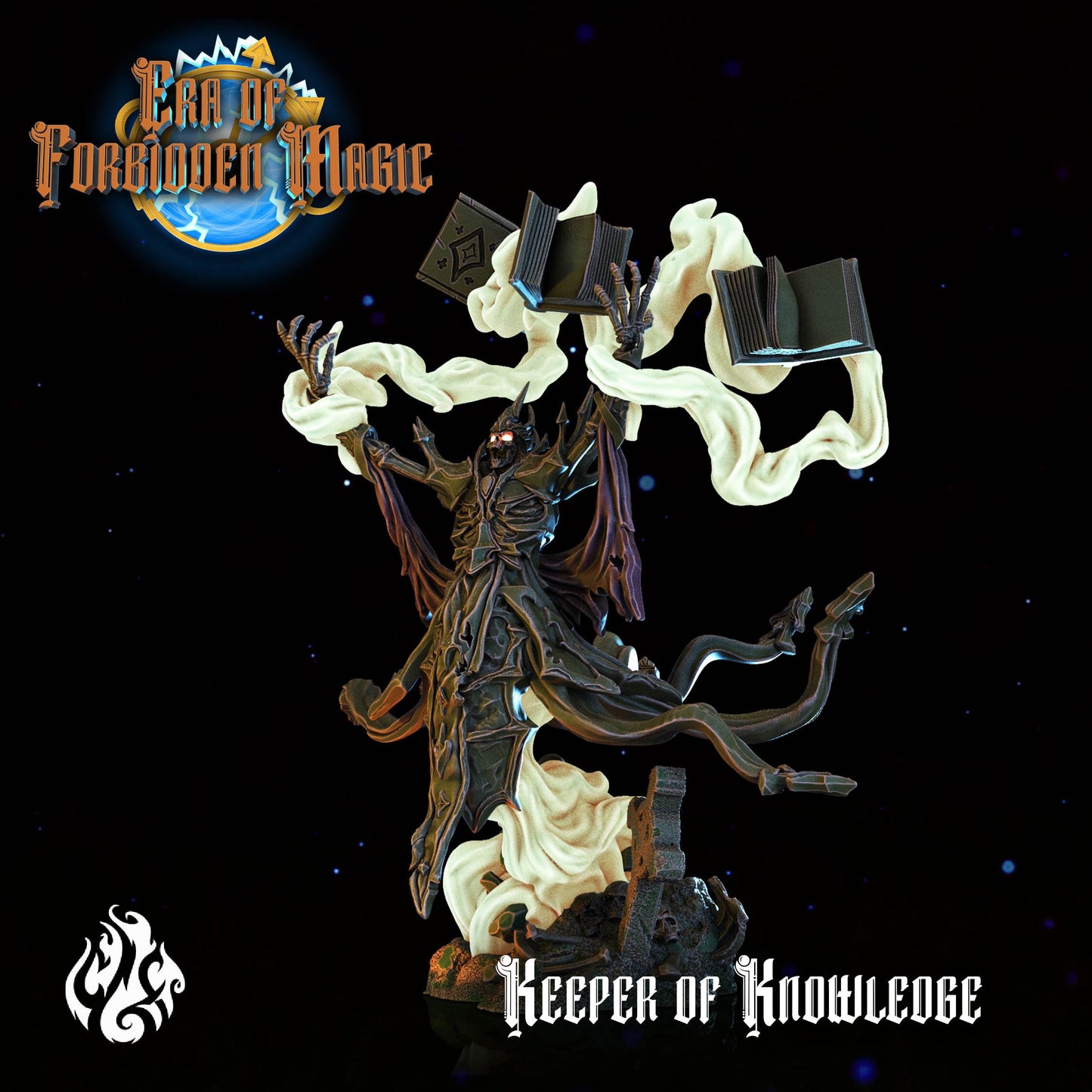 Keeper of Knowledge from "Era of Forbidden Magic" by Crippled God Foundry Miniatures