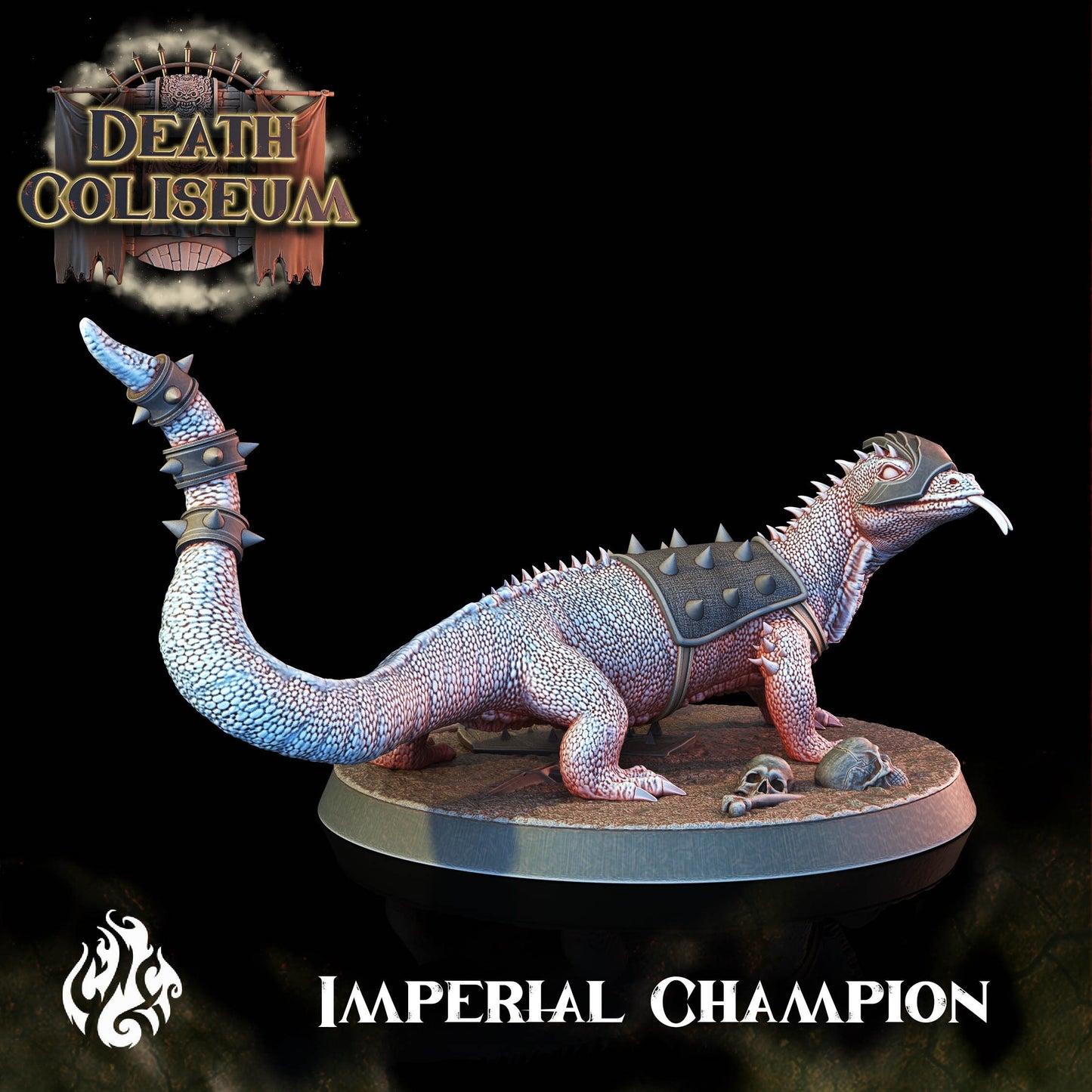 Imperial Champion from "Death Coliseum" by Crippled God Foundry Miniatures