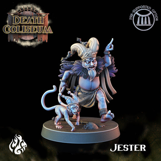Jester from "Death Coliseum" by Crippled God Foundry Miniatures