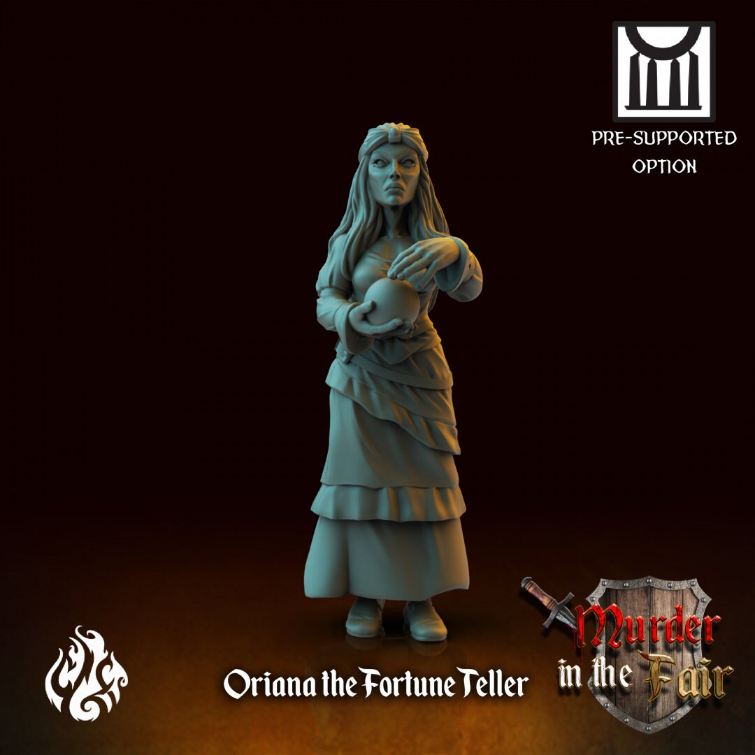 Orianna the Fortune Teller from "Murder in the Fair" by Crippled God Foundry