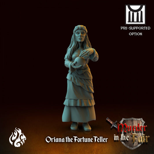 Orianna the Fortune Teller from "Murder in the Fair" by Crippled God Foundry