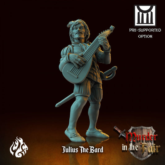 Julius the Bard from "Murder in the Fair" by Crippled God Foundry