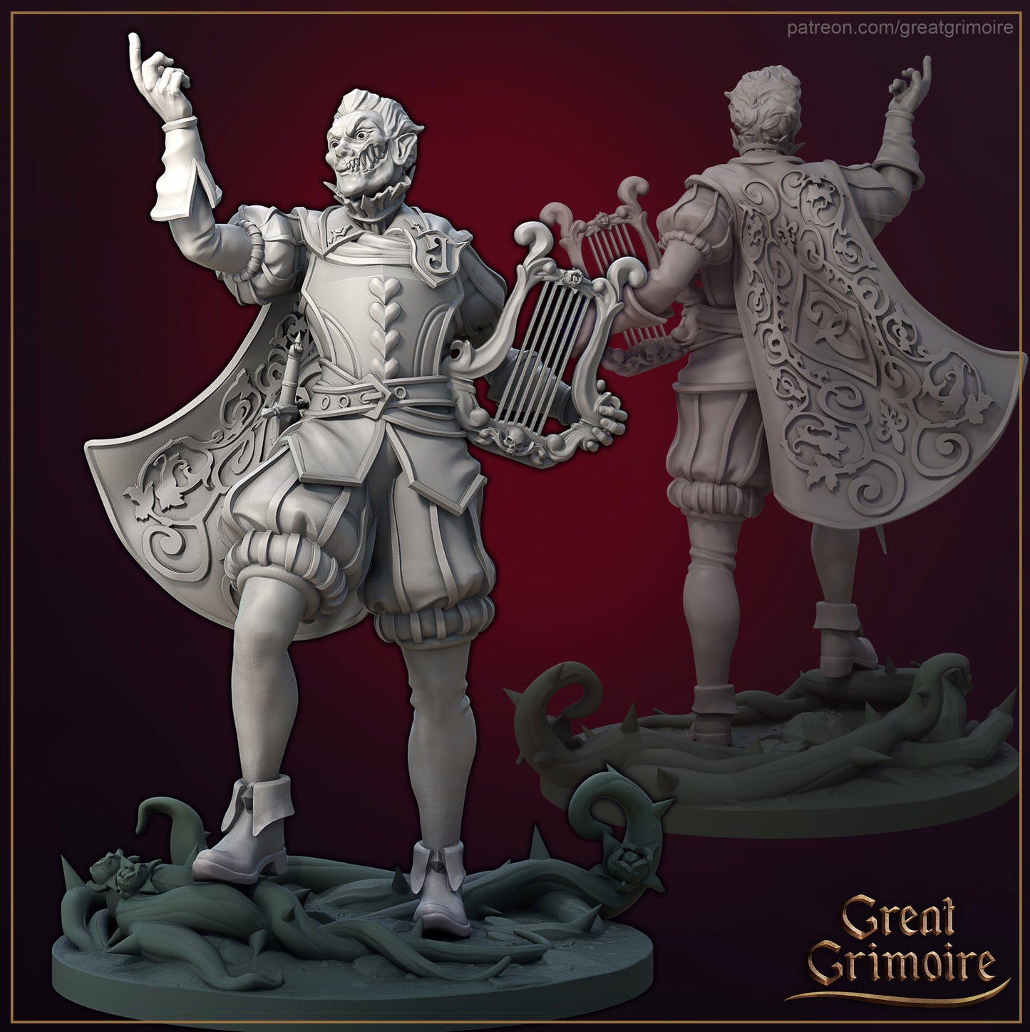Knave of Hearts from "Alice in Nightmareland" by Great Grimoire Miniatures
