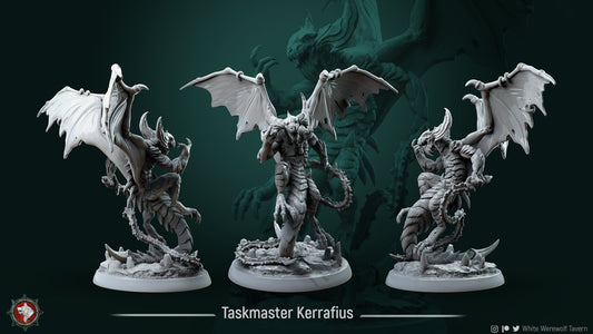 Kerrafius Taskmaster Demon by White Werewolf Tavern Miniatures RPG