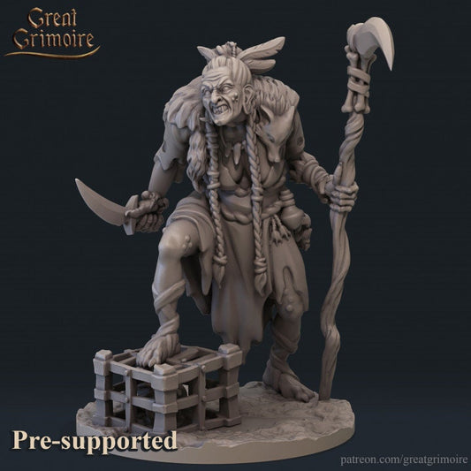 Wicked Witch from "Grimm Tales" by Great Grimoire Miniatures RPG