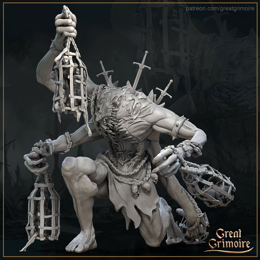 Horror Bearer from "Dawn of Heresy" by Great Grimoire Miniatures