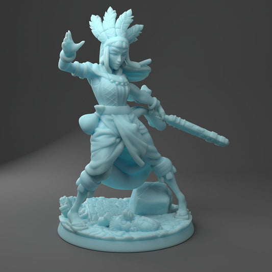 Aztec & Inuit Wizards by Twin Goddess Miniatures