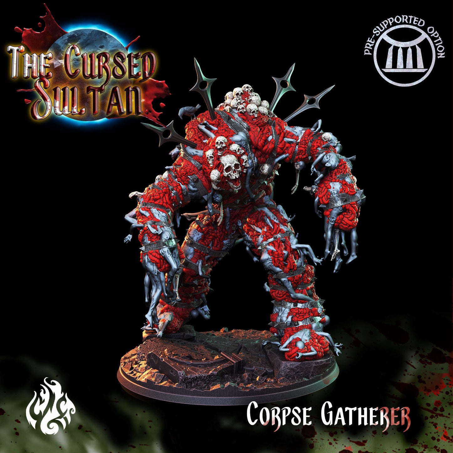 Corpse Gatherer from "Cursed Sultan" by Crippled God Foundry Miniatures