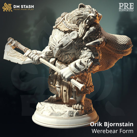 Orik Bjornstain Werebear from "Call of the Moon" by DM Stash Miniatures