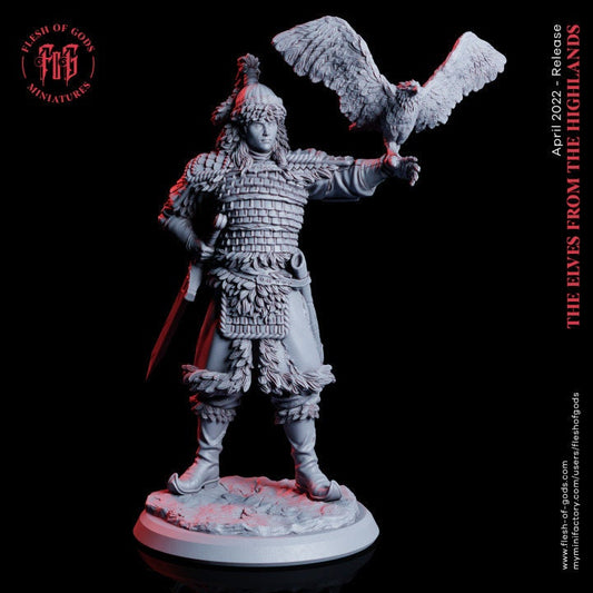 Highland Hunters from "Elves of Highlands" by Flesh of Gods Miniatures