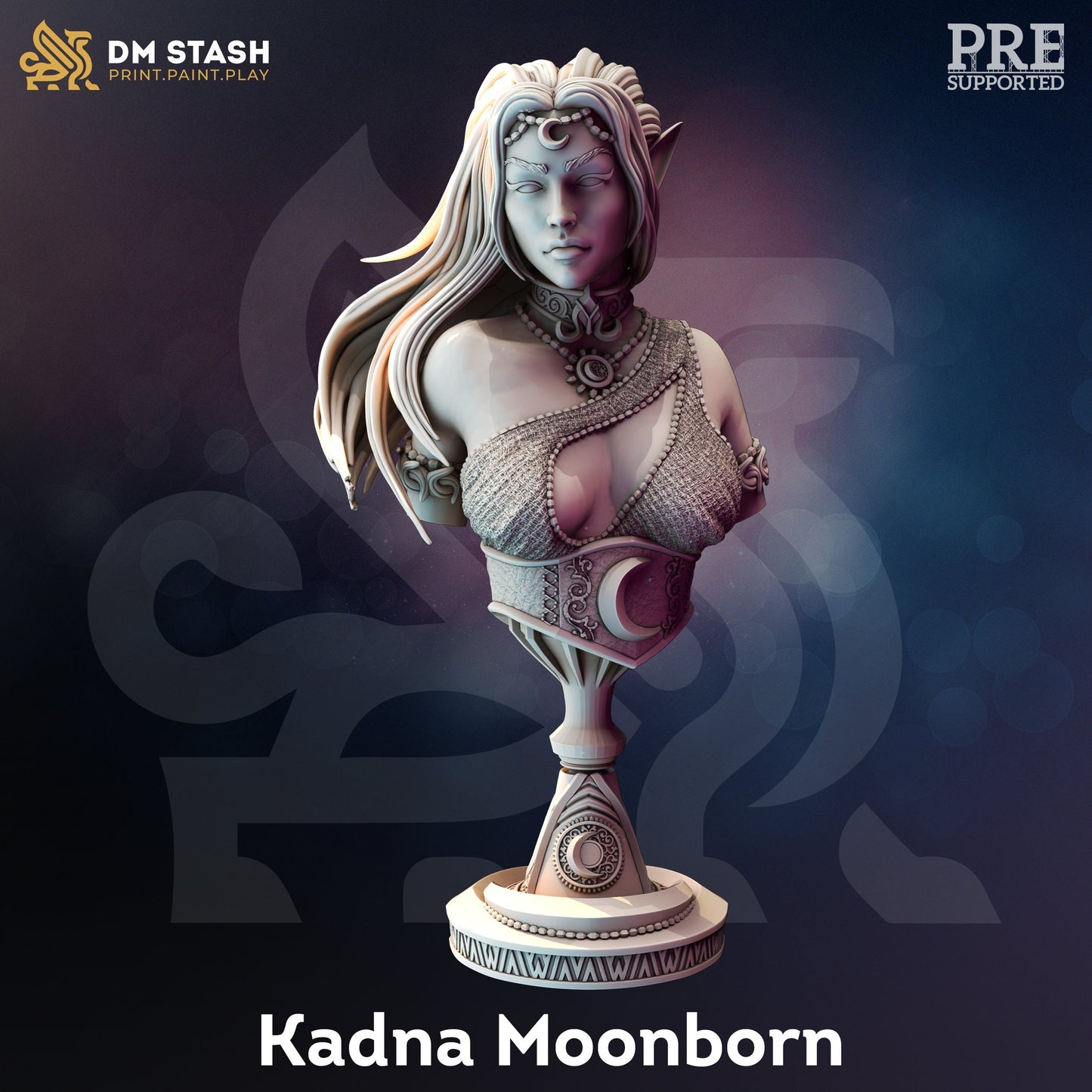 Kadna Moonborn from "Drow of the Deep" by DM Stash Miniatures