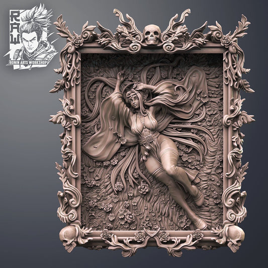 Arkilia Pin Up Statue Model Kit by Ronin Arts Workshop