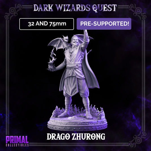 Drago Fire Mage by Primal Collectibles Miniatures