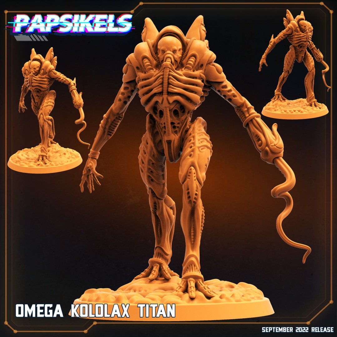 The Omega Kololax Titan by Papsikels Miniatures