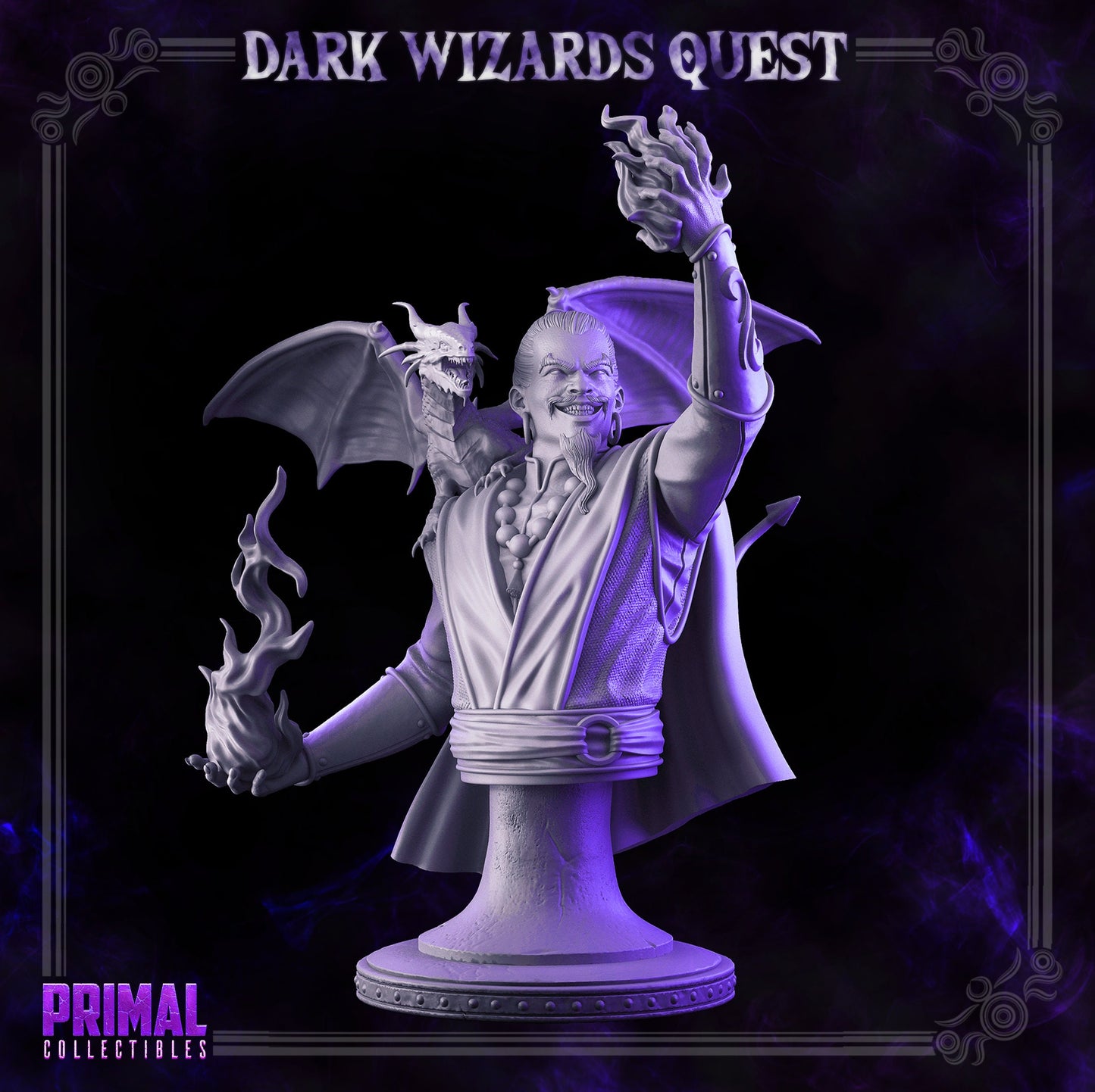 Drago Fire Mage by Primal Collectibles Miniatures