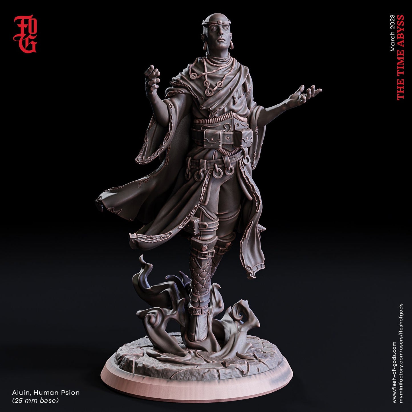 Human Psions from "Time Abyss" by Flesh of Gods Miniatures