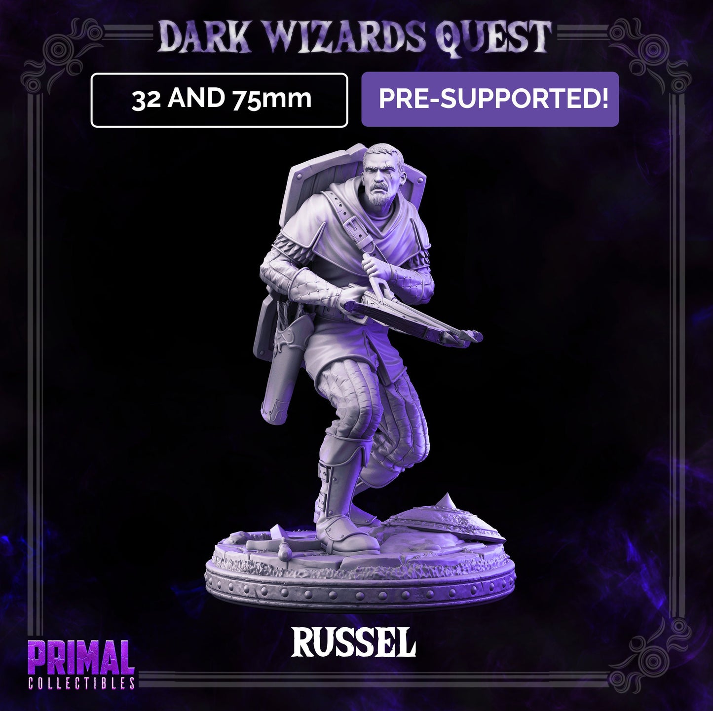 Russel Crossbowman Mercenary by Primal Collectibles Miniatures