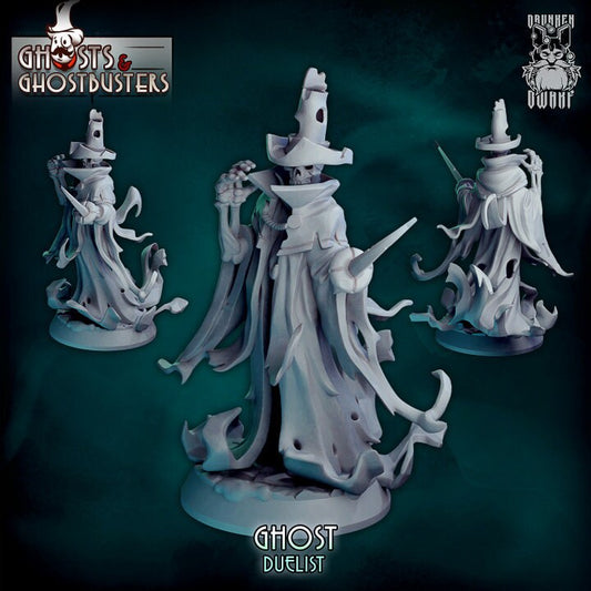 Ghost Duelist from "Ghosts & Ghost Hunter" by Drunken Dwarf Miniatures