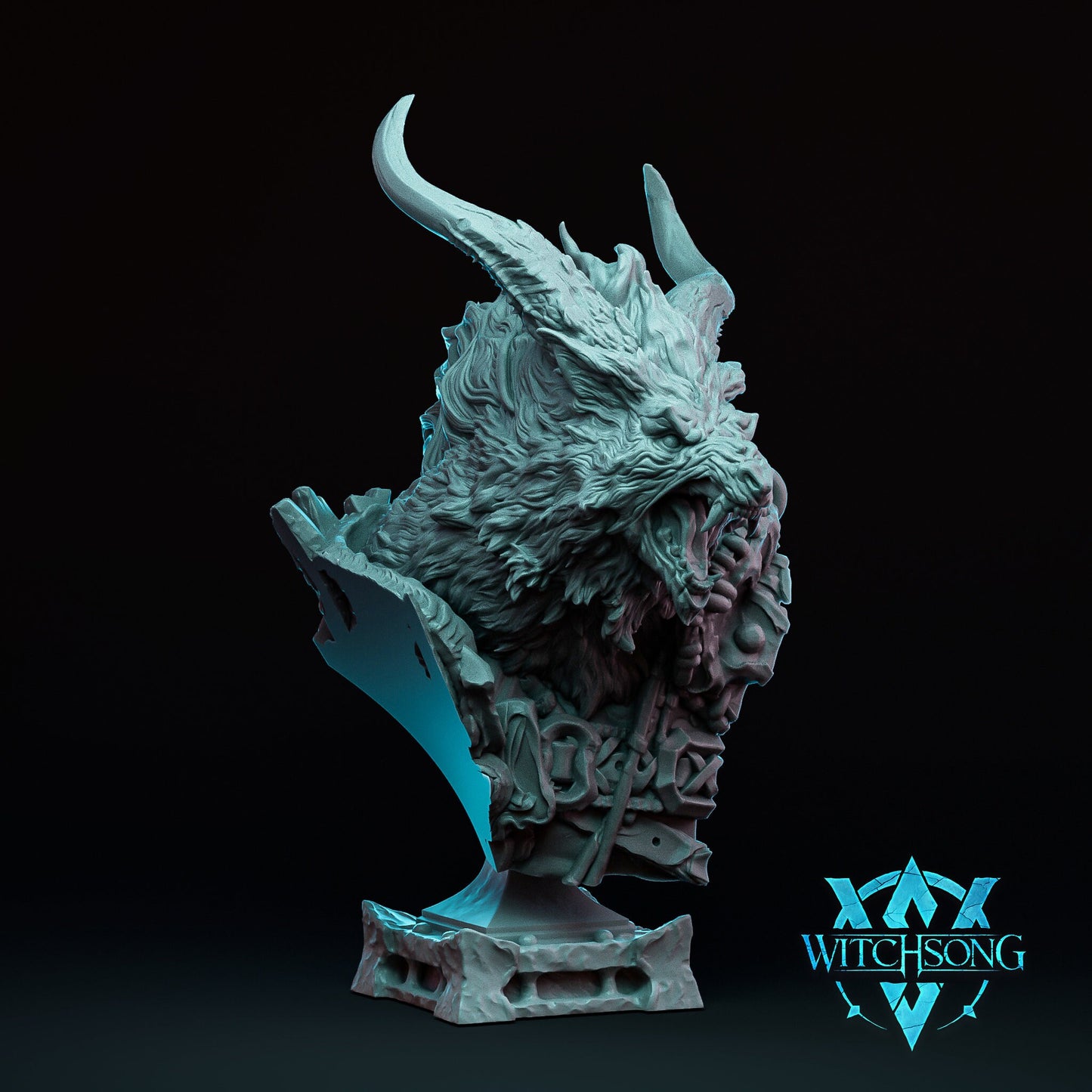 Ascendent Great Wolf by Witchsong Miniatures