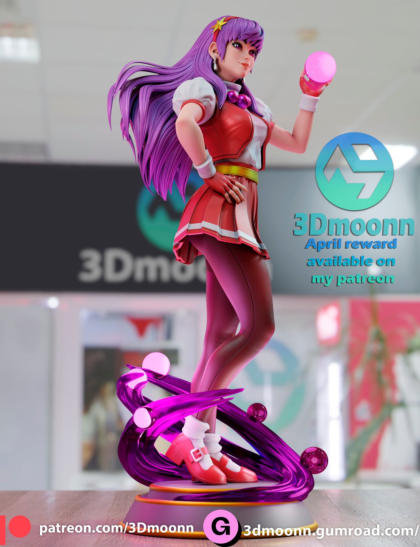 Athena Statue Model Kit by 3Dmoonn