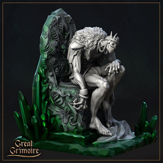 Emerald Wizard from "Veil of Emerald Dreams" by Great Grimoire Miniatures