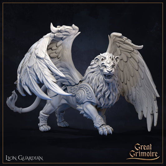 Lion Guardian from "Elemental Awakening" by Great Grimoire Miniatures