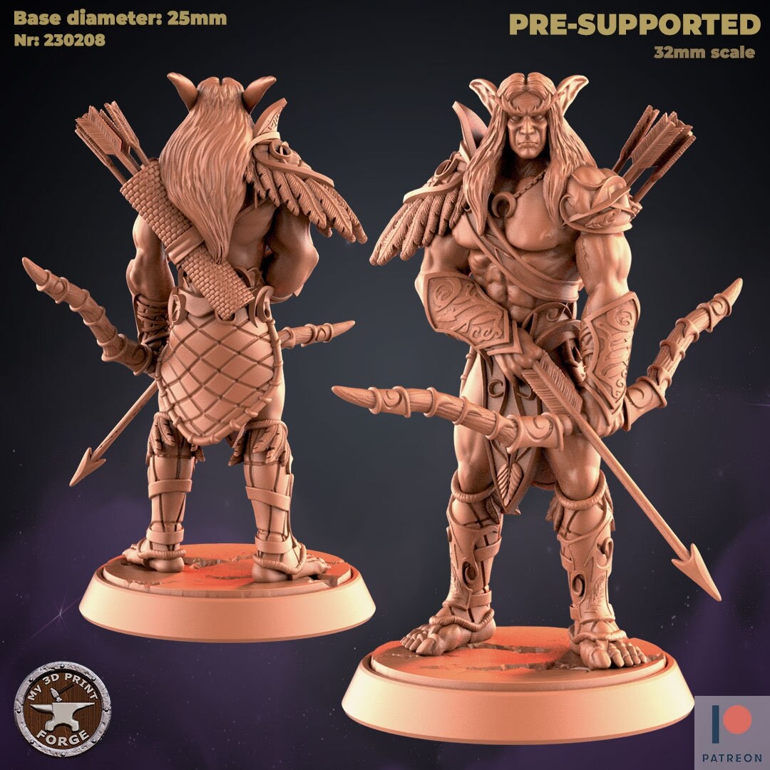 Night Elf Bundle Vol. 1 by My3dPrintforge Miniatures