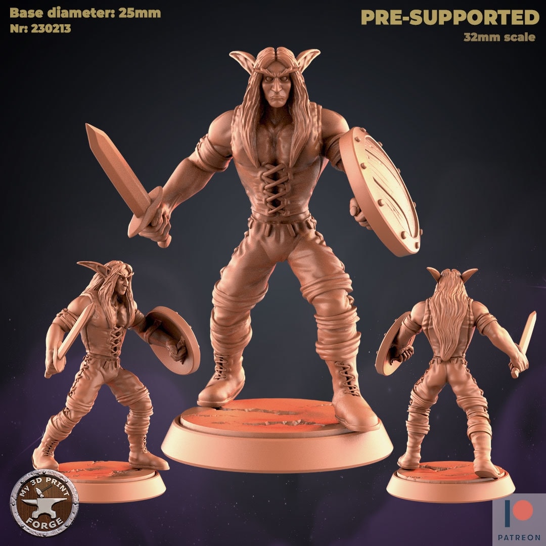 Night Elf Bundle Vol. 1 by My3dPrintforge Miniatures
