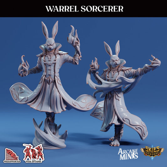 Warrel Sorcerer by Arcane Minis Miniatures