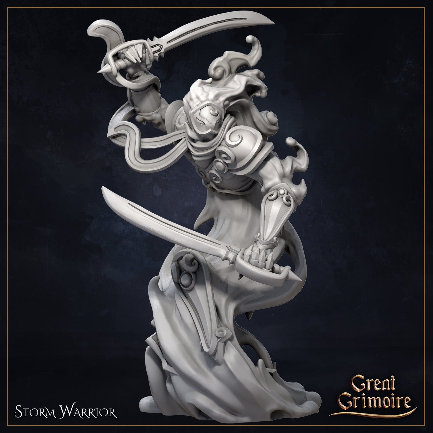Storm Spirits from "Elemental Awakening" by Great Grimoire Miniatures