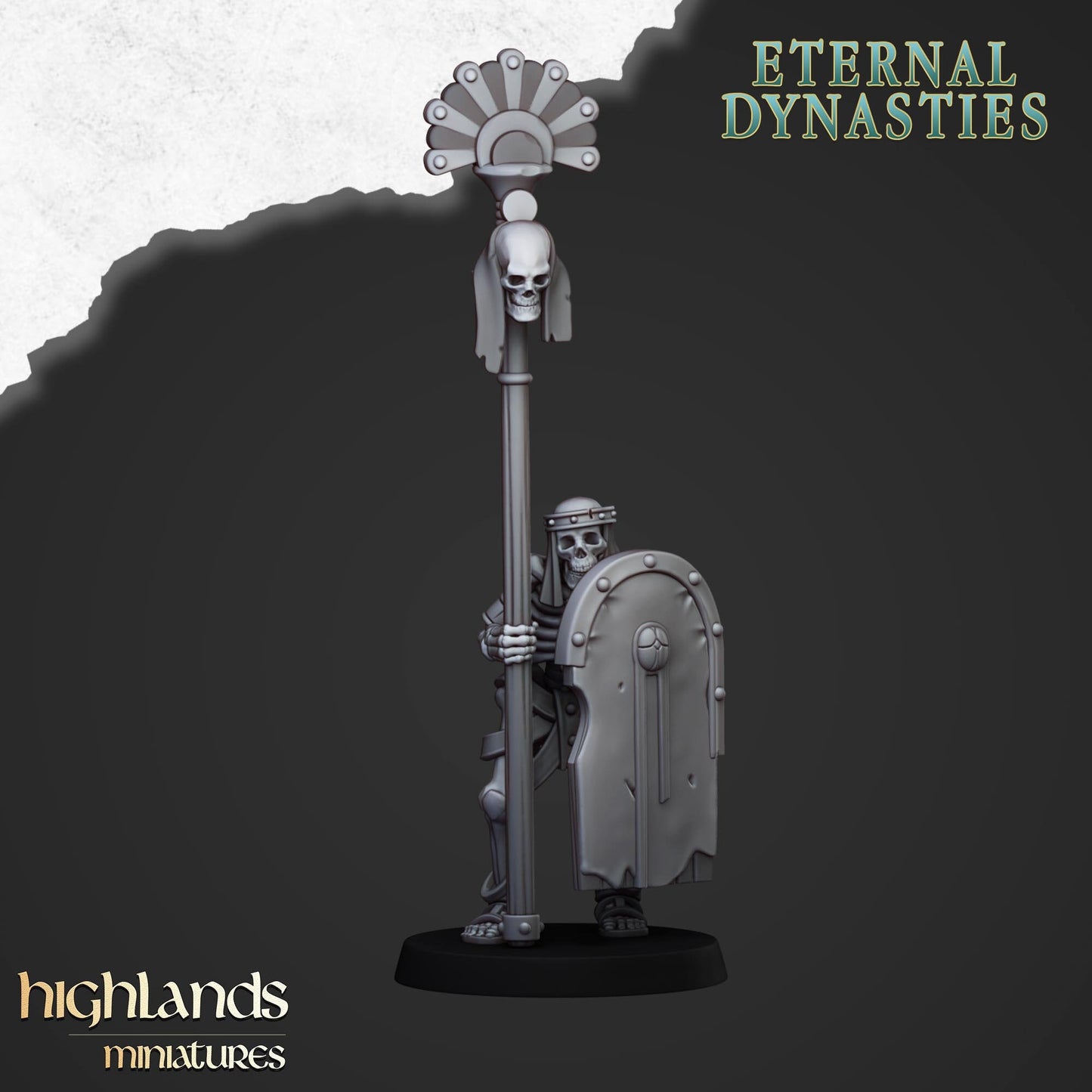 Skeleton Warriors Unit From Eternal Dynasties By Highland Miniatures