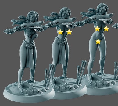 Medusa by Gaia's Kiss Miniatures
