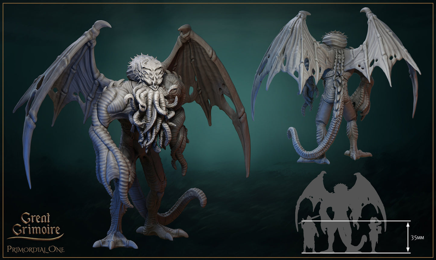 Primordial One from "Gathering Storm" by Great Grimoire Miniatures