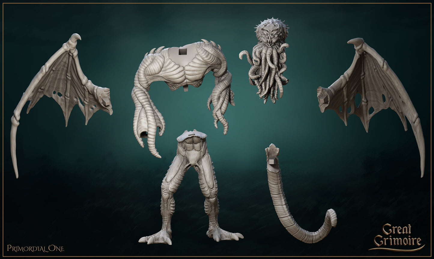 Primordial One from "Gathering Storm" by Great Grimoire Miniatures