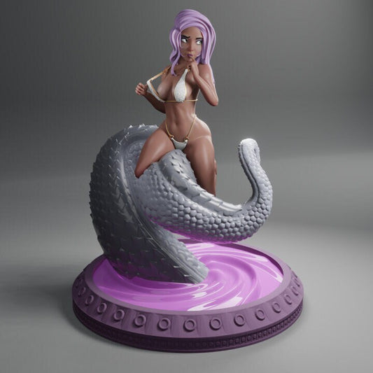 Tentacle Pin Up Girl by QB Works Miniatures