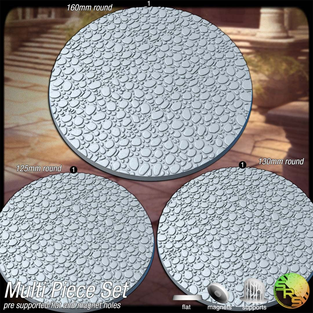 Courtyard Stone Bases by Where Legends Stand Miniatures