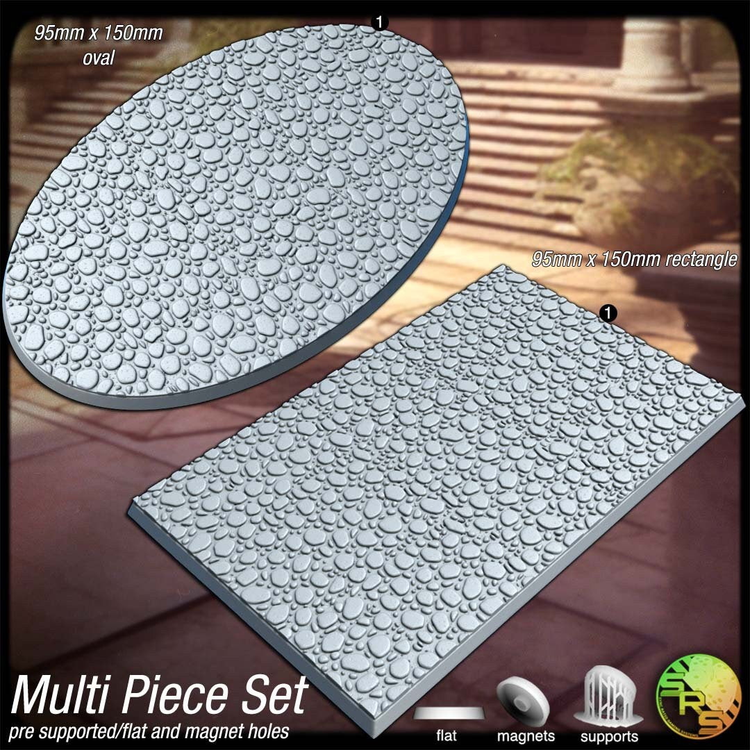 Courtyard Stone Bases by Where Legends Stand Miniatures